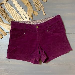Athleta Corduroy Shorts